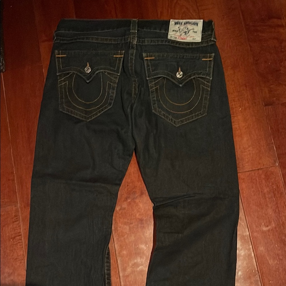 True Religion Men's Black Jeans